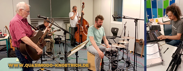 Knoeteriche mit Martin beim Recording